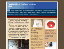 Tablet Screenshot of floridasidecarproducts.com